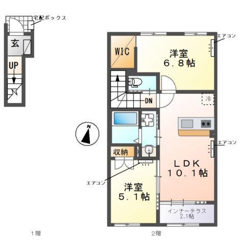 ヴァンベール 間取り図画像