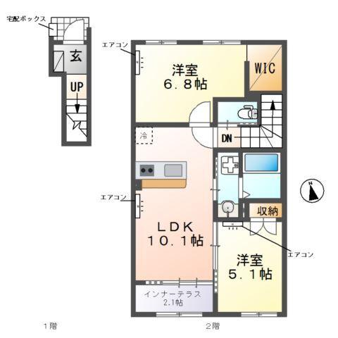 ヴァンベール 間取り図画像