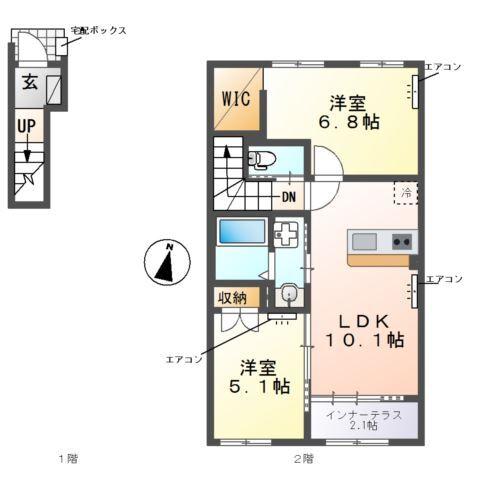 ヴァンベール 間取り図画像