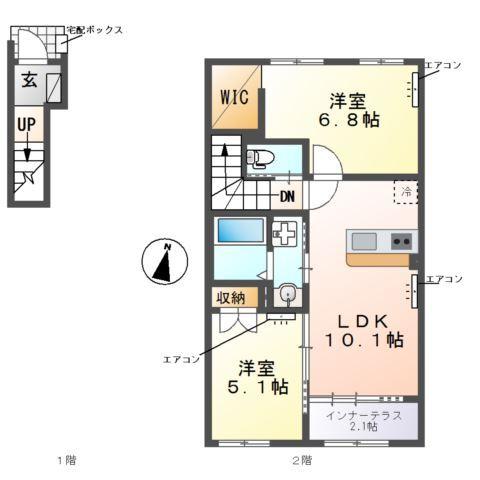 ヴァンベール 間取り図画像