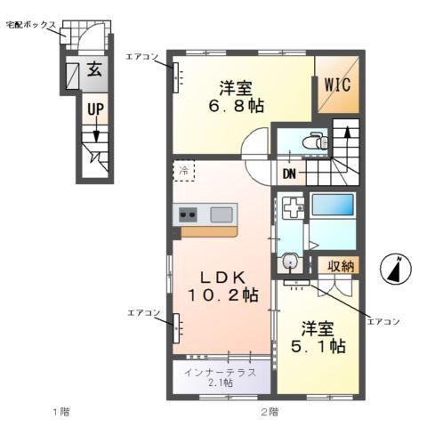 ヴァンベール 間取り図画像