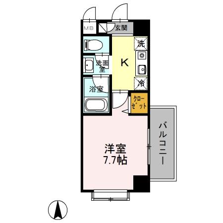 クリエール吉川（101） 間取り図画像
