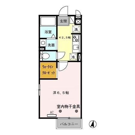 メゾン･ド･アレーズ（206） 間取り図画像