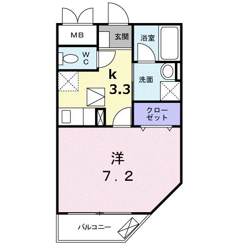 メゾンドール戸塚（101） 間取り図画像