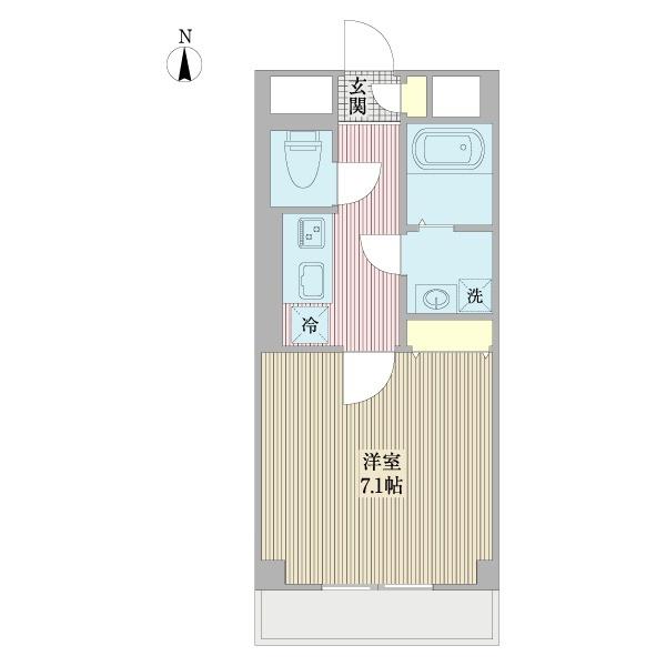 南幸町Ｎ・Ｓコート 間取り図画像