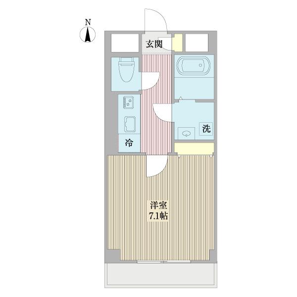 南幸町Ｎ・Ｓコート 間取り図画像
