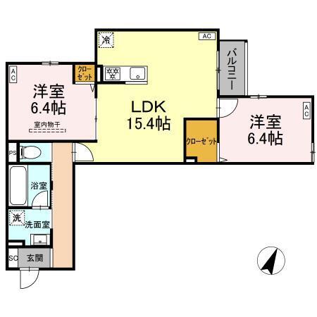MOCRAFT南小岩（205） 間取り図画像