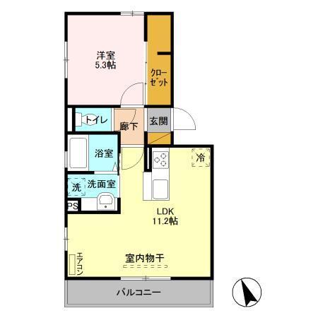 グラディート（205） 間取り図画像