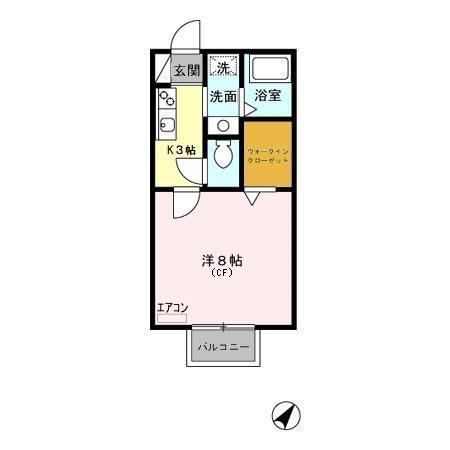 レ･ポワソン（105） 間取り図画像