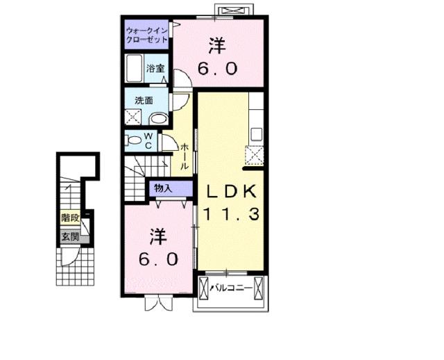 パークサイド・テラス（204） 間取り図画像
