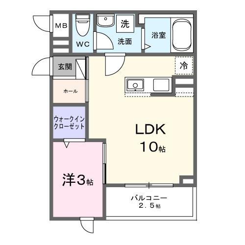 フロラージュ（203） 間取り図画像