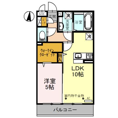 クラン スール（202） 間取り図画像