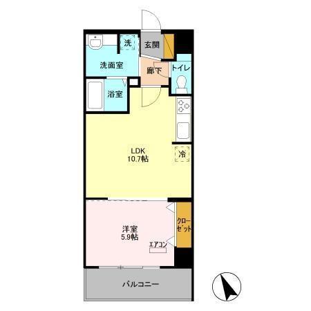 Precious　U（402） 間取り図画像