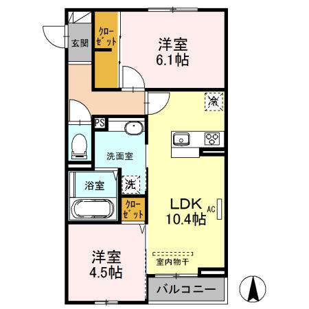 ａｒｔｅｎｓｉａ（301） 間取り図画像