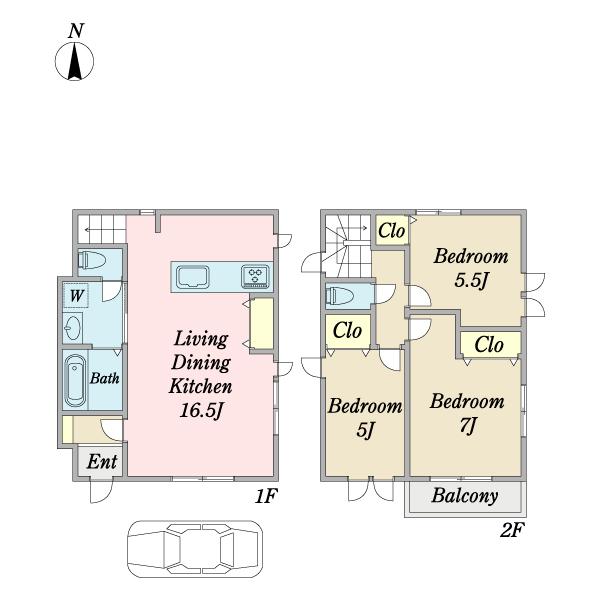 Ｋ’ｓ　ＳＱＵＡＲＥ　（CⅣ） 間取り図画像