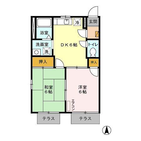 パークハイツ柏　Ａ（101） 間取り図画像