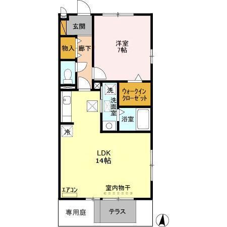 ベイサージュ（101） 間取り図画像