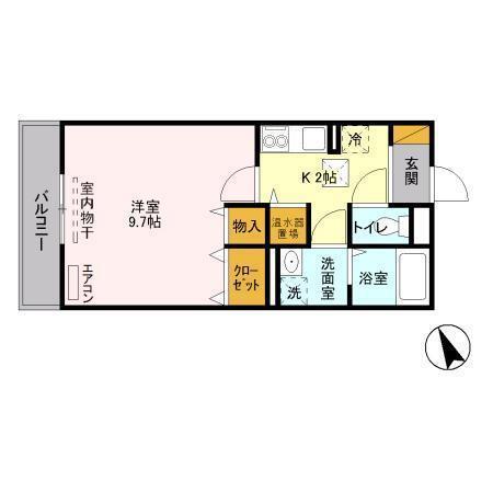 ディアコート馬橋（105） 間取り図画像