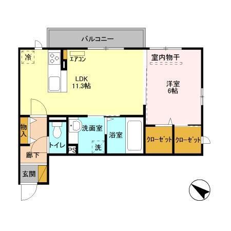 ホワイトコーストポロ（302） 間取り図画像