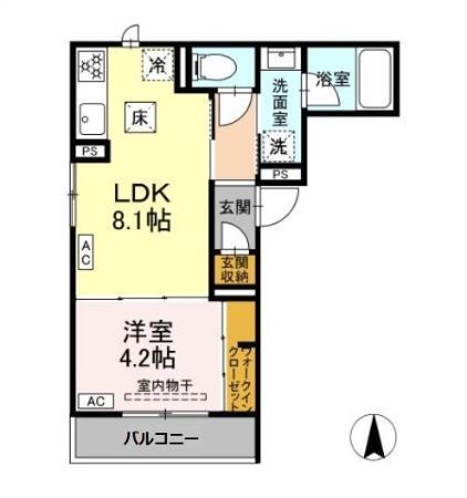 D-abanico（101） 間取り図画像