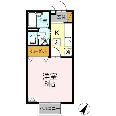 セジュールⅠ（101） 間取り図画像