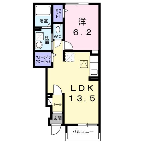 カムラフォレスト（103） 間取り図画像