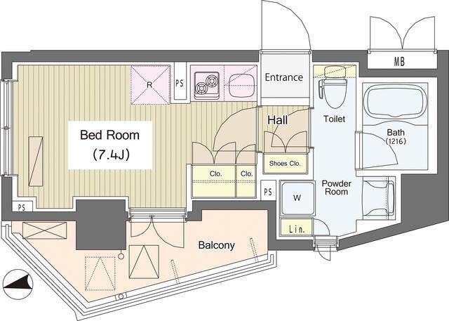 ｉ−Ｓｕｉｔｅ　ＨｉｇａｓｈｉＮａｋａｎｏ（312） 間取り図画像