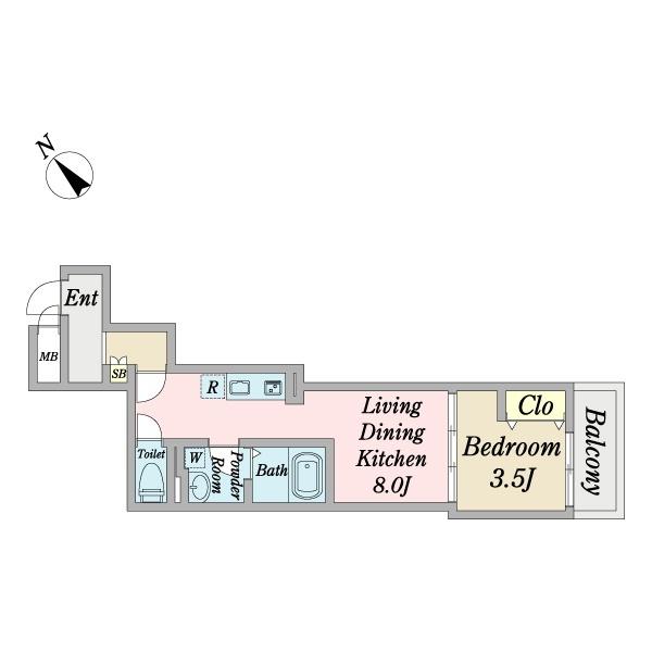 フォレ池上 間取り図画像