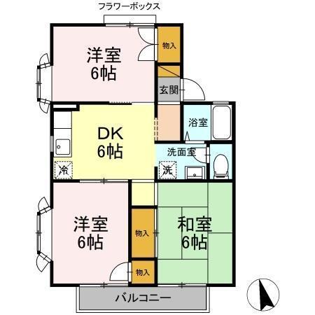 グランパティオ（205） 間取り図画像