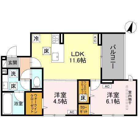 浦和美園PJ　Ⅱ（102） 間取り図画像
