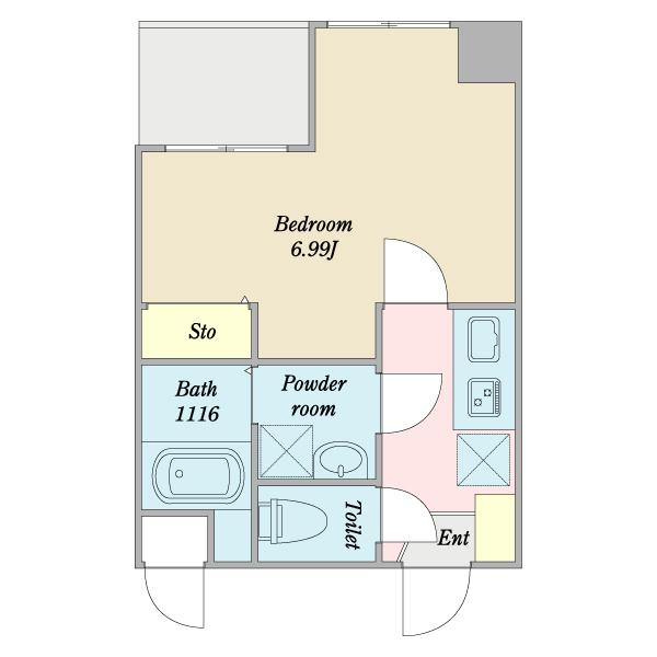 ナポレオーネＫＡＩＴＯ 間取り図画像