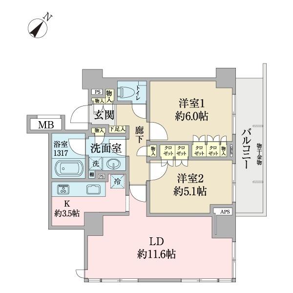 グランスイート代々木（0312） 間取り図画像