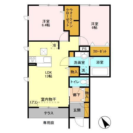 ブリエ　Ⅰ（101） 間取り図画像