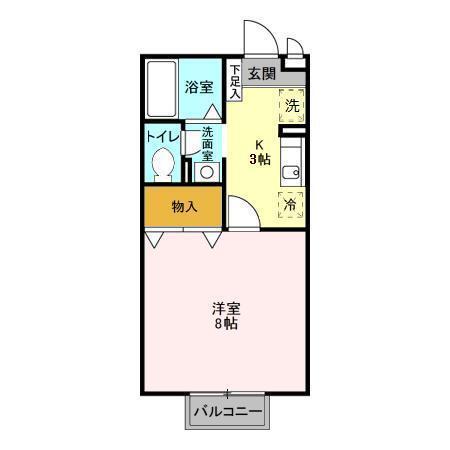 ヴィクトリア（201） 間取り図画像