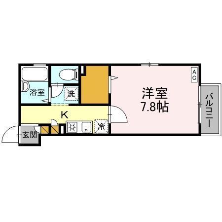 ピュアフラット（101） 間取り図画像