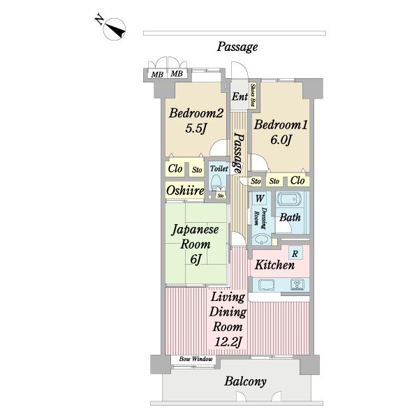 ダイアパレス京成臼井 間取り図画像