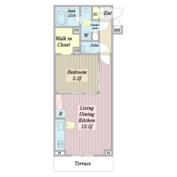 Ｃａｓａ ｒａｃｃｏｌｔｏ 間取り図画像