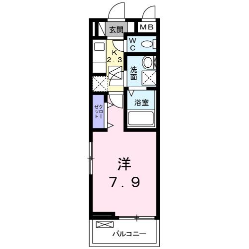 ラ　ラ　トマート　Ａ（103） 間取り図画像