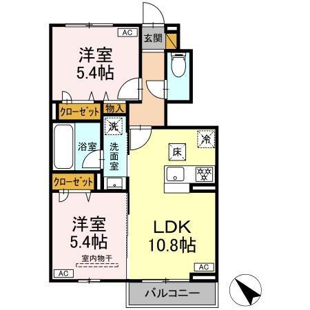 Saginuma Garden Court Serenus（101） 間取り図画像