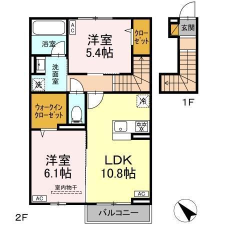 Saginuma Garden Court Serenus（201） 間取り図画像