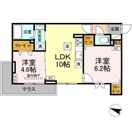 ウィズ（107） 間取り図画像