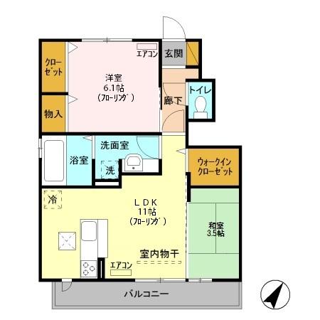 葵鈴(キリン)（102） 間取り図画像