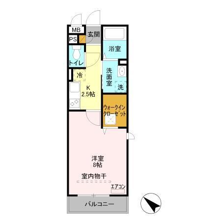 イルソーレ吉川美南　ブル（101） 間取り図画像