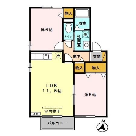 Ｍｏｍｏ Ｈｏｕｓｅ（202） 間取り図画像