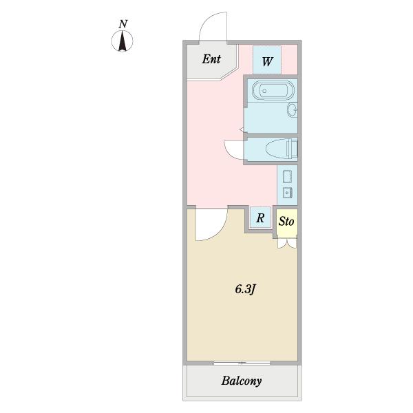 ヒルクレスト南台（0303） 間取り図画像