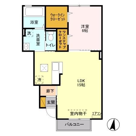 ベンヴェヌート（102） 間取り図画像