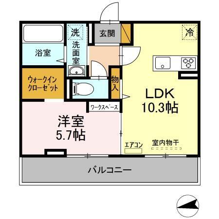 シャルム（202） 間取り図画像