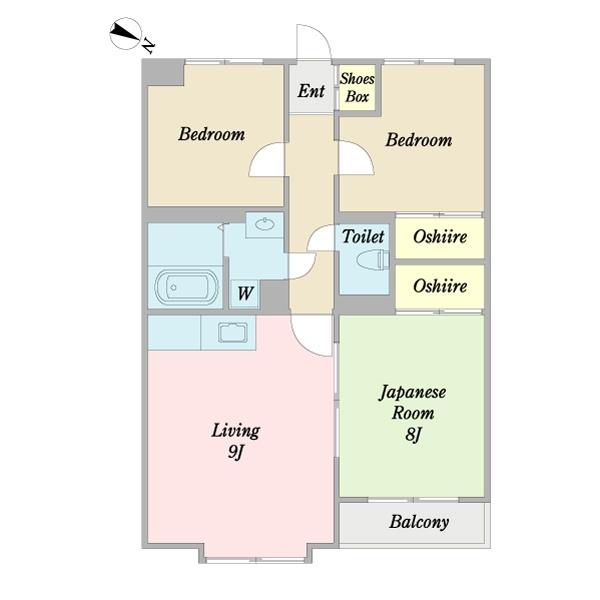ユーコート新松戸 間取り図画像