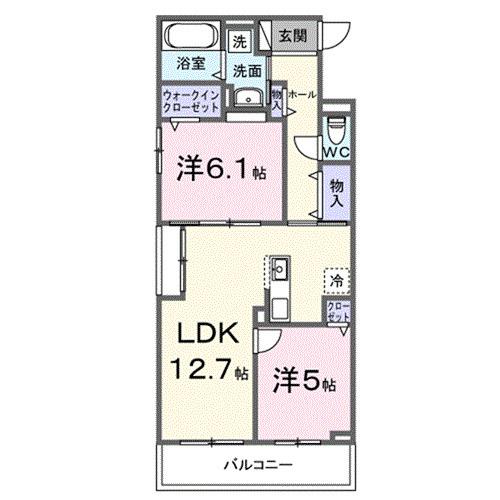 ルミエ　エトワール（205） 間取り図画像