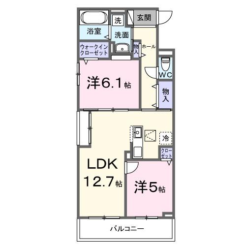 ルミエ　エトワール（105） 間取り図画像